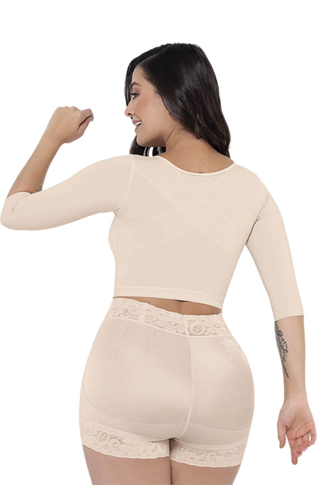 Brasier con mangas en lycra | FPE001