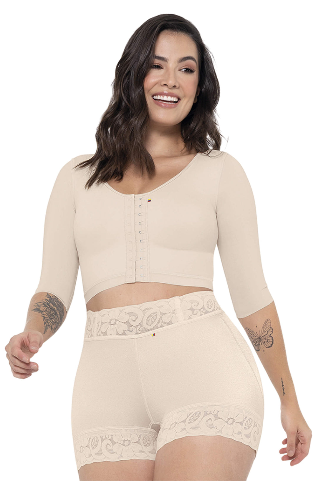 Brasier con mangas en lycra | FPE001